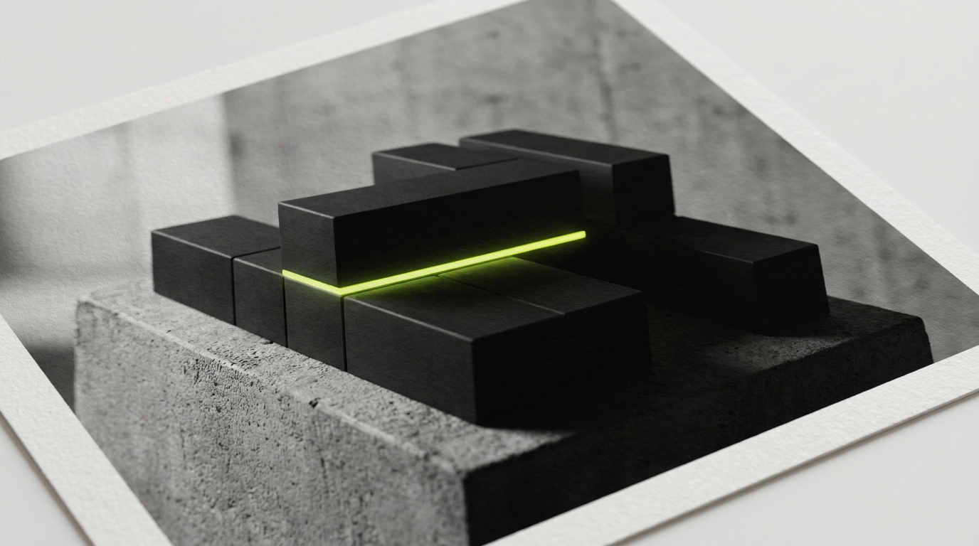 A clean workspace blending hand-drawn brand sketches with a screen of AI tools