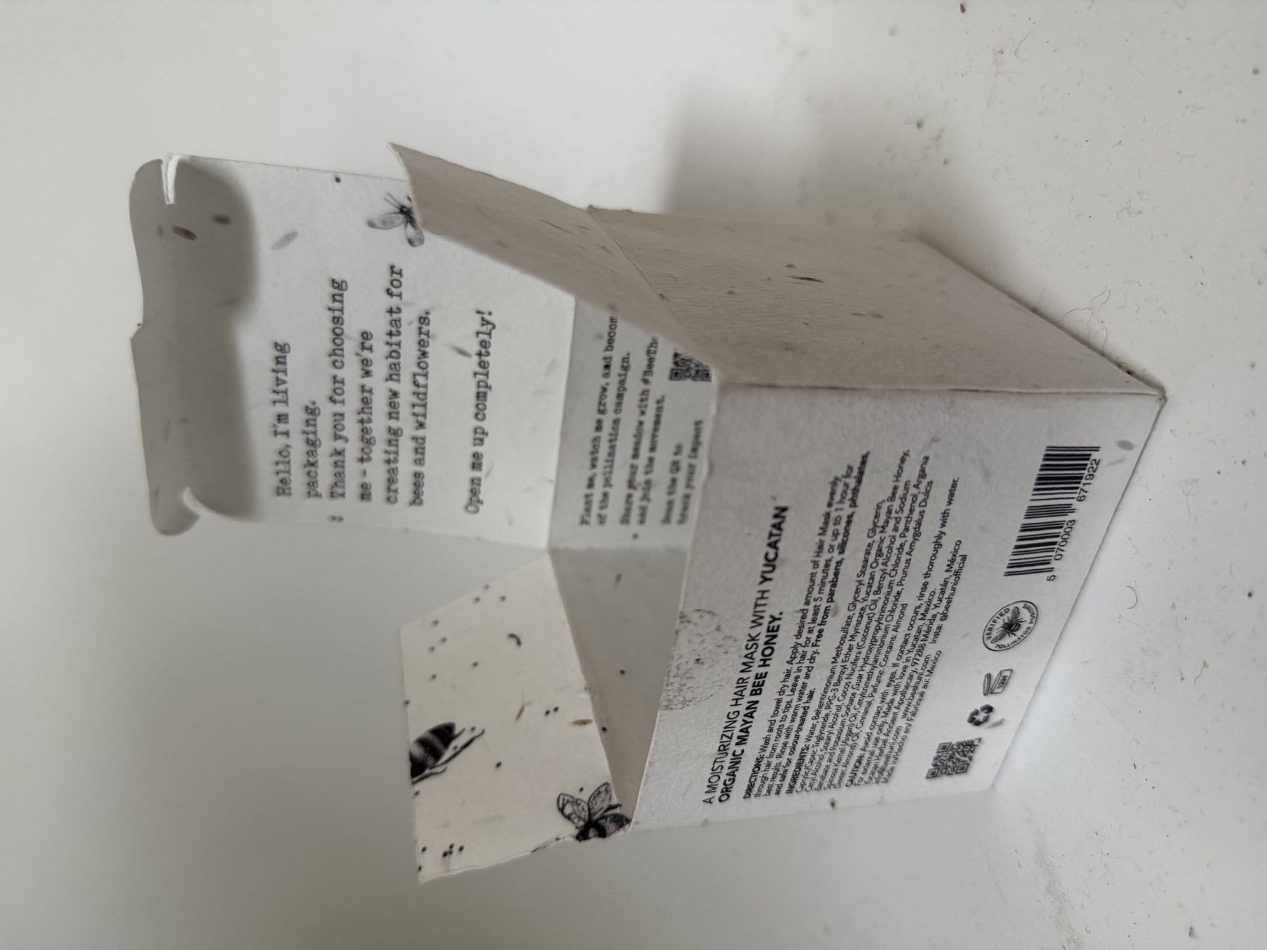 Huni seeded packaging