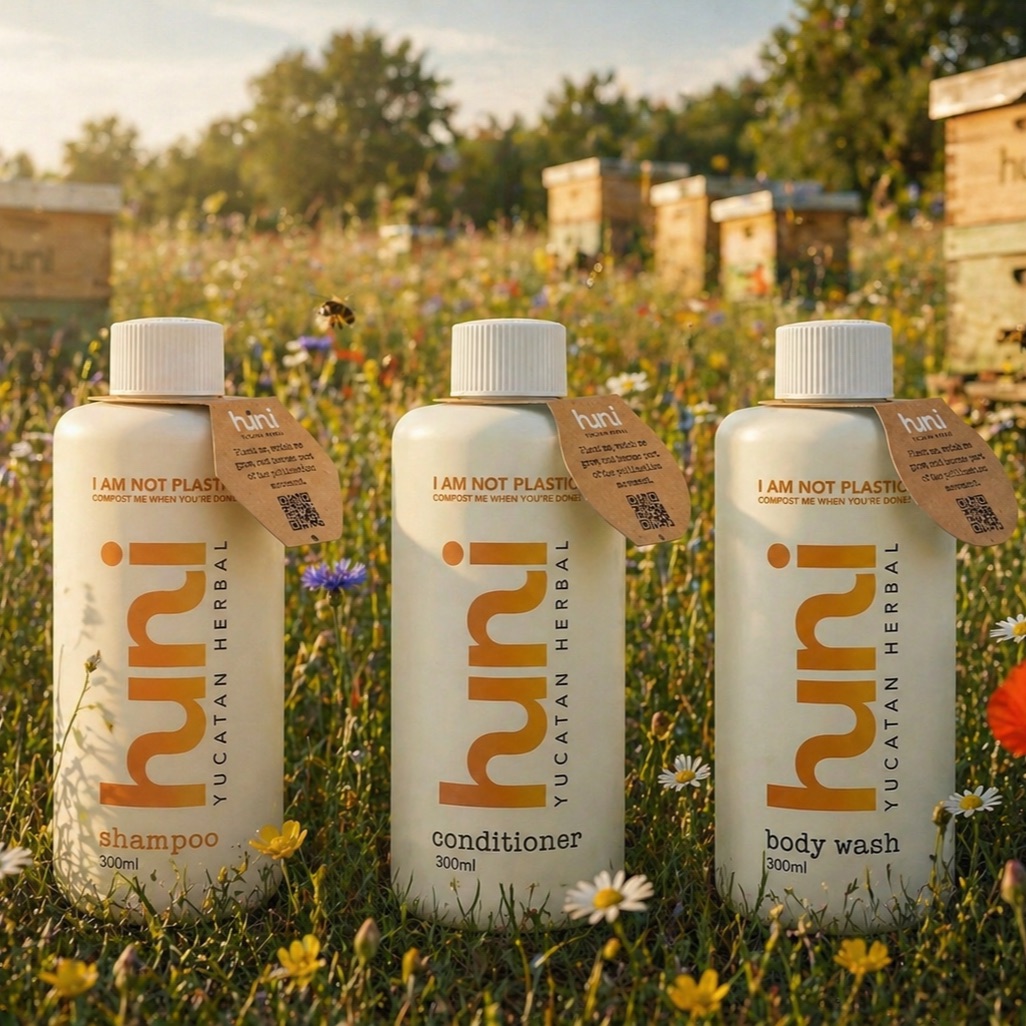 Huni - beauty brand identity, packaging, website