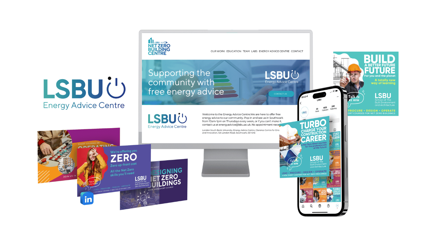 LSBU / Net Zero brand work