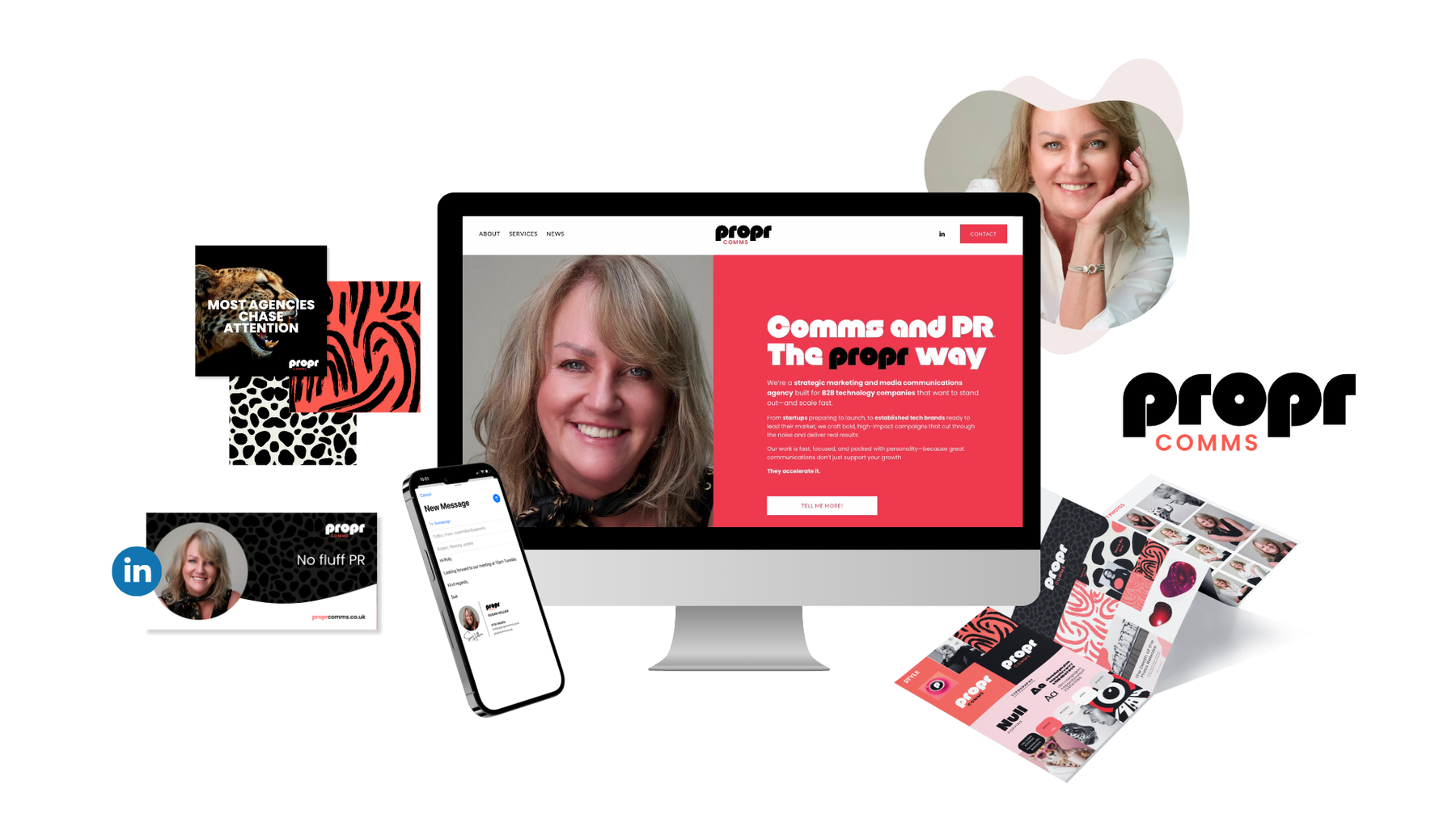 Propr Comms brand work