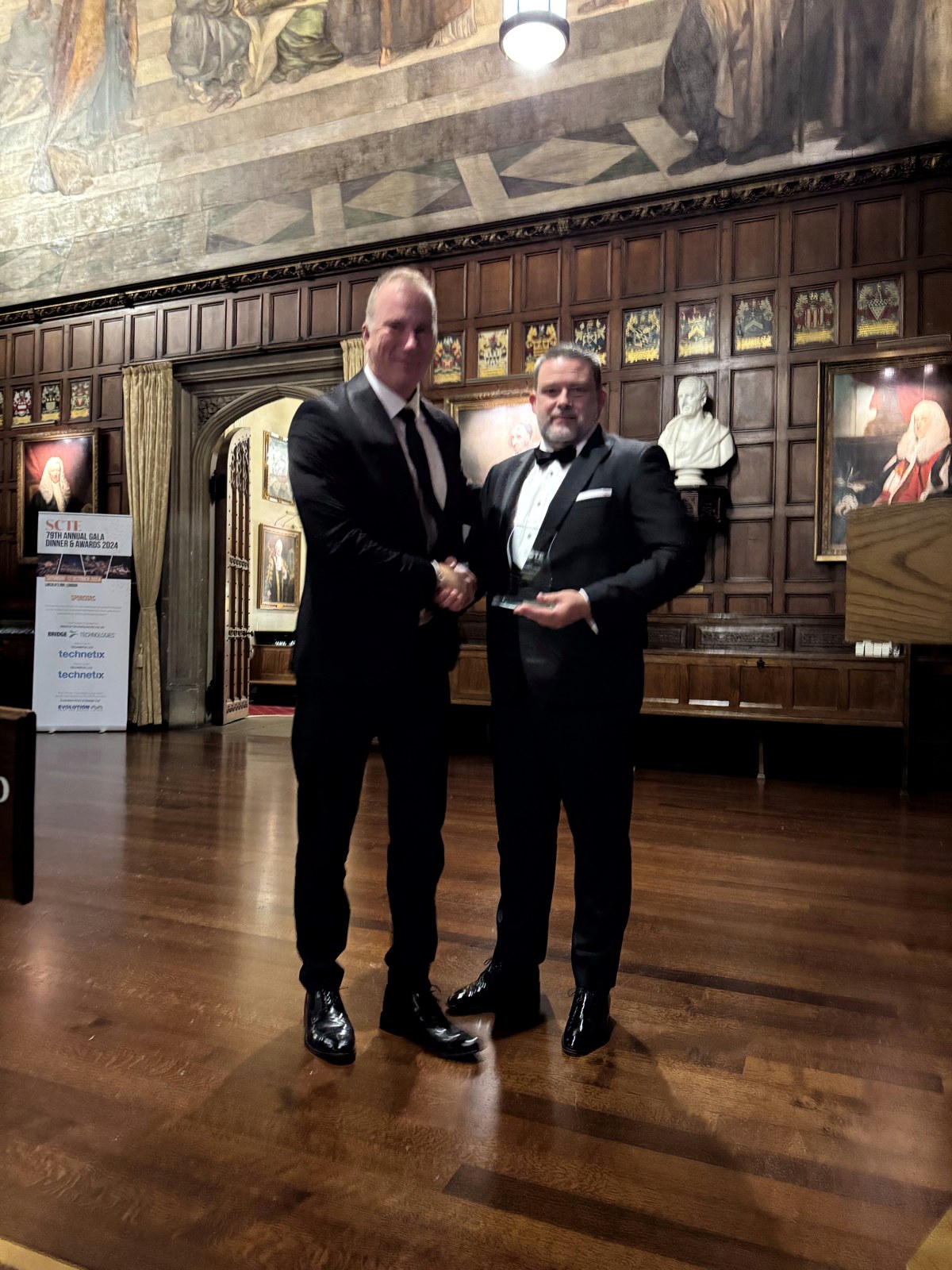 Award winners at the SCTE Annual Gala Dinner & Awards, Lincoln's Inn